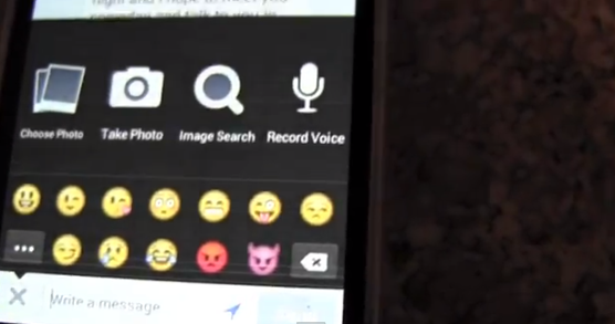 facebook voice recording