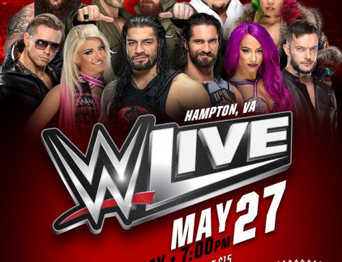 **CLOSED Ticket Giveaway – WWE LIVE Hampton Coliseum